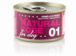 Natural Code Dog 01 jagnięcina i ziemniaki 90g