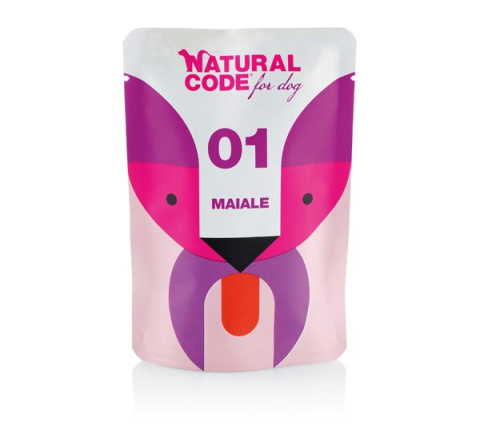 Natural Code Dog 100g sasz. 01 wieprzowina