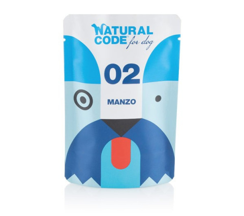 Natural Code Dog 100g sasz. 02 wołowina