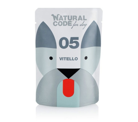 Natural Code Dog 100g sasz. 05 cielęcina