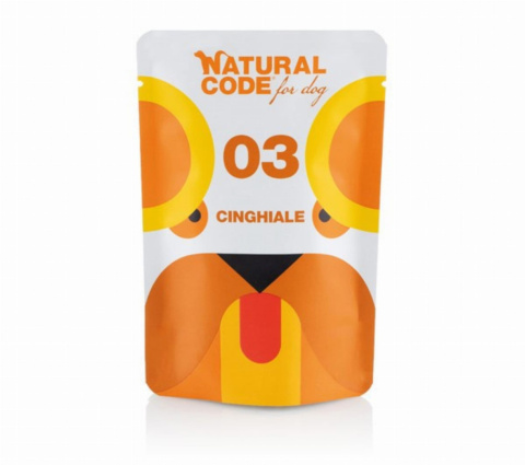 Natural Code Dog 300g sasz. 03 dzik