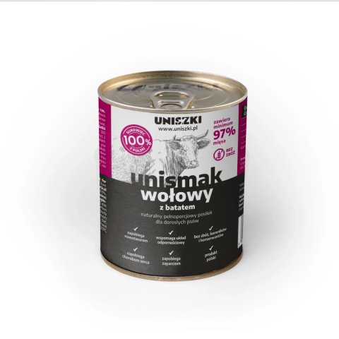 UNIsmak wołowy z batatem 850g