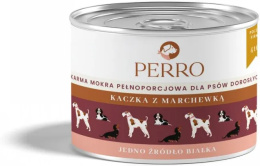 Perro Karma Mokra Kaczka Z Marchewką Monobiałkowa Formuła Dla Psów Dorosłych 410G