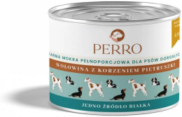 Perro Karma Mokra Wołowina Z Korzeniem Pietruszki Monobiałkowa Formuła Dla Psów Dorosłych 410G